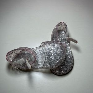 Old Navy Clear Glitter Jelly Sandals Infant/Baby Size 6-12 Months